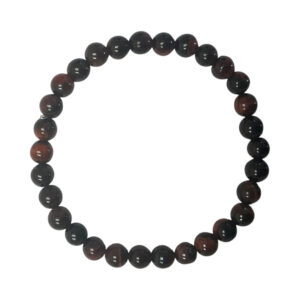6mm Red Tiger Eye Bracelet