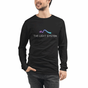 The Light System Logo Unisex Long Sleeve Tee - Image 5